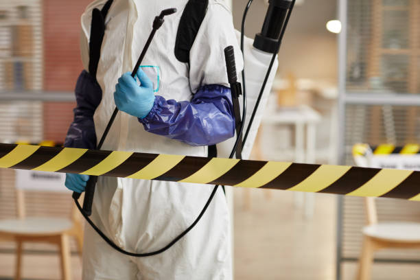 Professional Biohazard Cleanup technician working in Point Pleasant, NJ